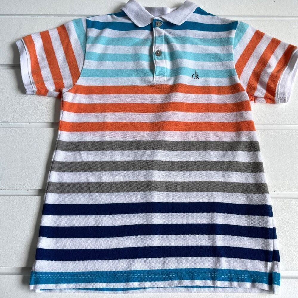 Boys Polo Lot Calvin Klein Polo Assn Abercrombie Tommy Hilfiger Gap Graphite Sma - Picture 9 of 15